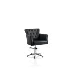 D Frizerska fotelja crna - THRONE