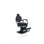 D Barber fotelja crna - CUSTOM